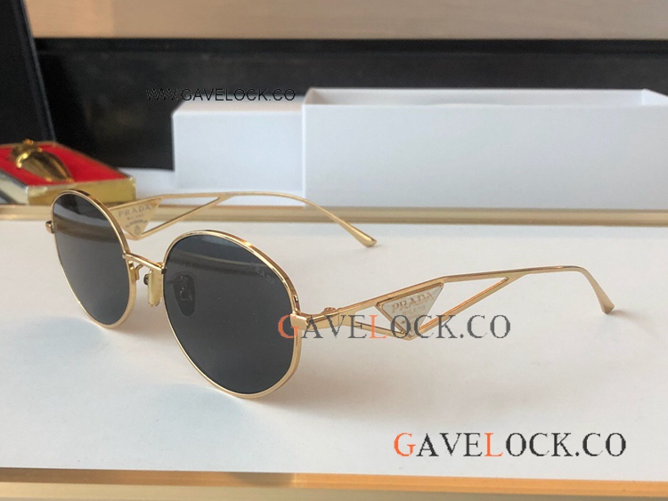 Copy Prada Symbole spr60ys Glasses Gold Leg